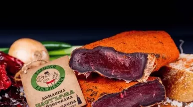 Сушено месо от магазин Еленски Балканджии