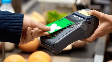 Плащане с електронни ваучери за храна на POS терминал